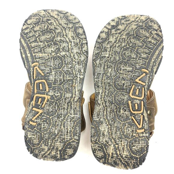 KEEN Mens 11 Leather Sandals Fisherman Style Brown Huarache - Picture 7 of 7